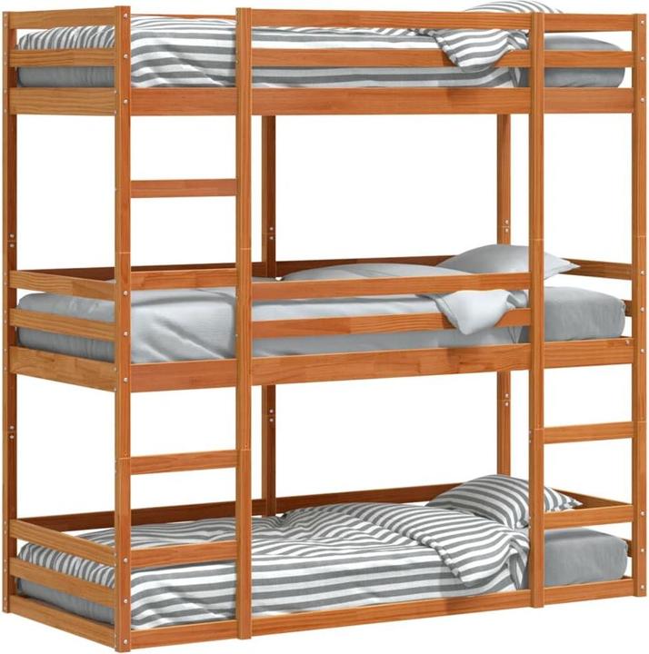 Produktbild VidaXL Dreifach-Etagenbett (90 x 200 cm)