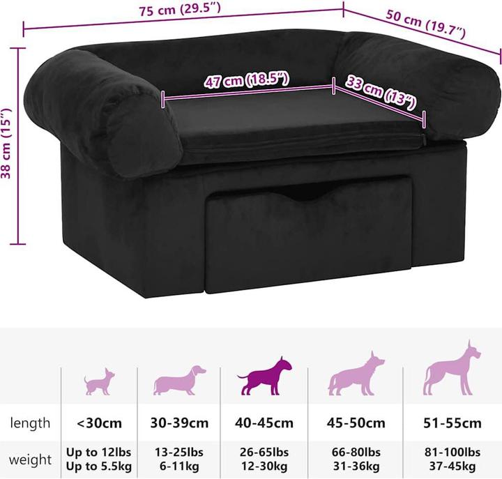 Actual product image VidaXL Hundesofa (Dog)