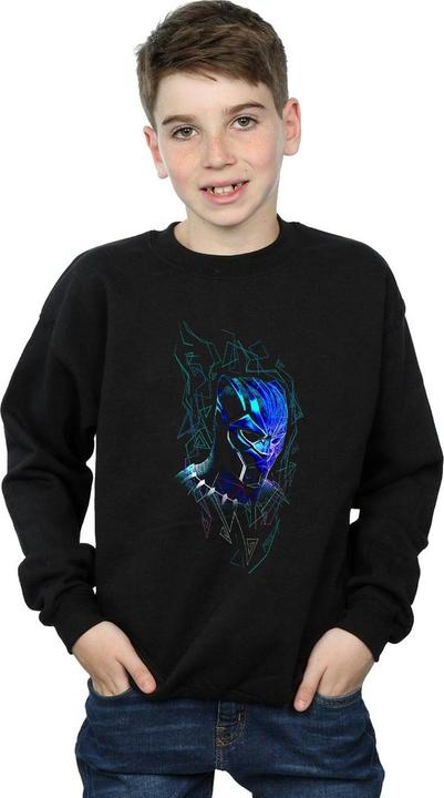 Image du produit - Sweat BLACK PANTHER NEON MASK - Garçon (128)