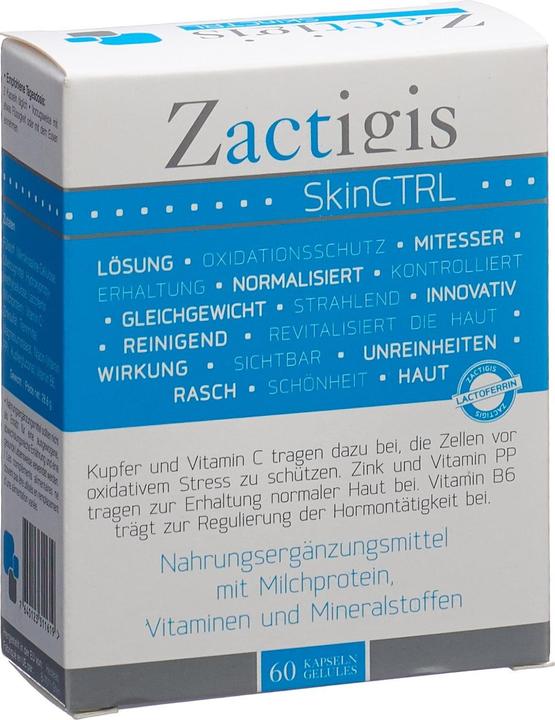 Actual product image Zactigis Skinctrl (60 Piece, Capsules, 55 g)