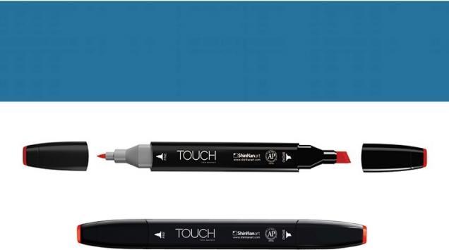 Produktbild Shinhan Filzstift 63 Cerulean Blue Doppelspitz (Marine Blue)