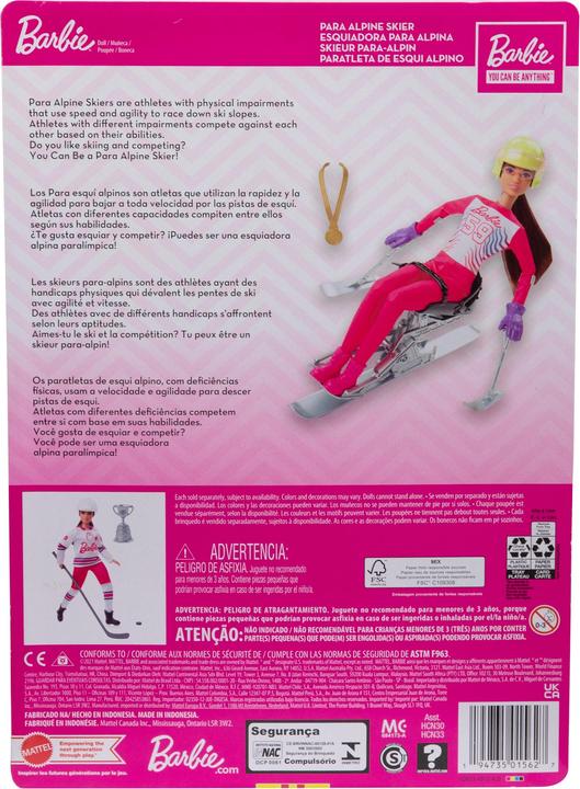 Produktbild Barbie Para Sport Ski Alpin Set