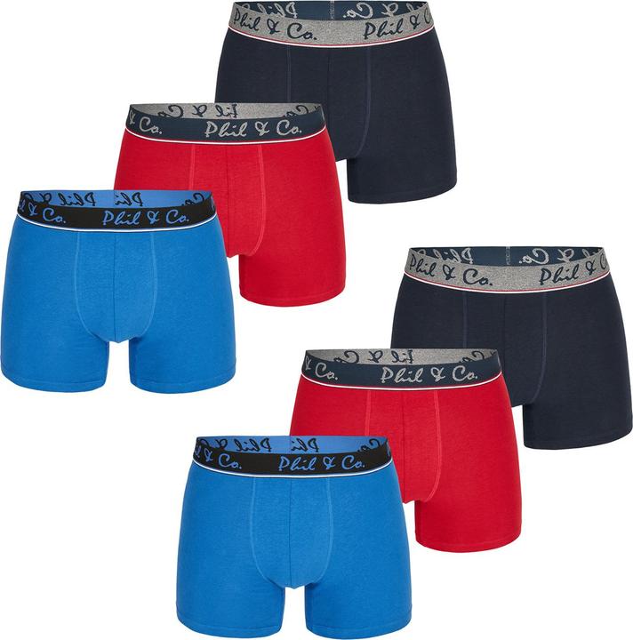 Produktbild Phil & Co. Berlin Retro Boxer Jersey Core (XXL, 6er Pack)