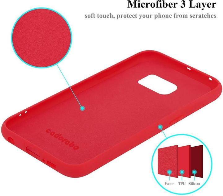 Immagine prodotto Cadorabo Copertura della cassa del silicone liquido TPU (Samsung Galaxy S6 Edge)