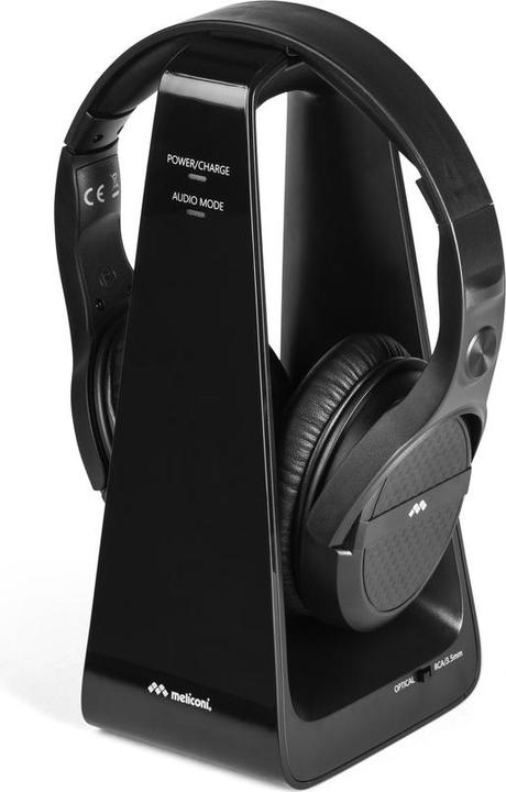 Immagine prodotto Meliconi HP Digital Hoofdtelefoons Draadloos Hoofdband Muziek Zwart (8 h, Senza fili)
