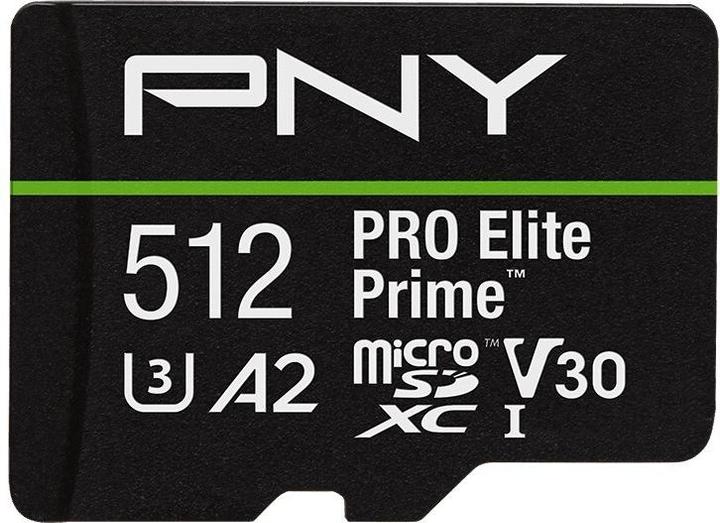 PNY microSD Pro Elite Prime 512GB (512 GB, microSD)