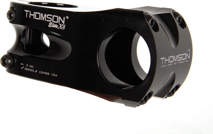 Produktbild Thomson ELITE X4 0° 31,8 mm 1"1/8 Noir (40 mm, 31.80 mm)