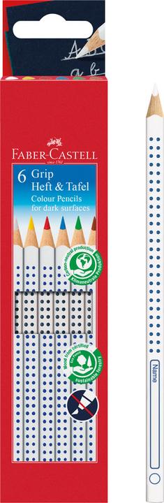 Actual product image Faber-Castell Chalk Grip Booklet & Board (White, 1 x)