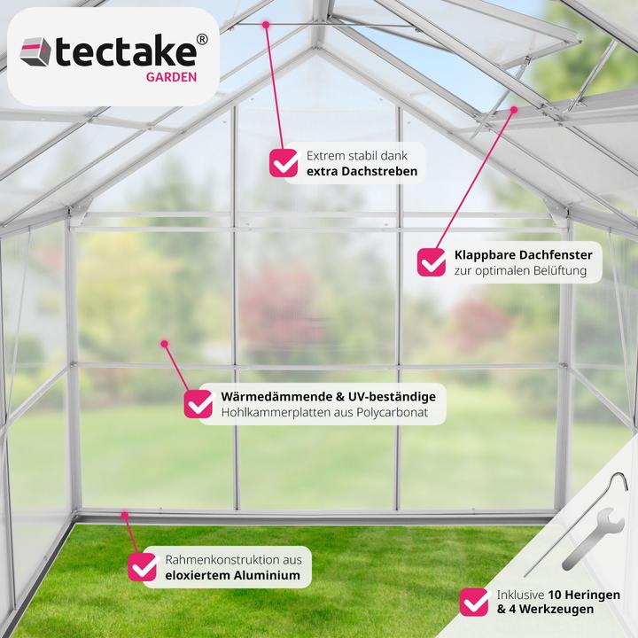 Actual product image tectake Greenhouse