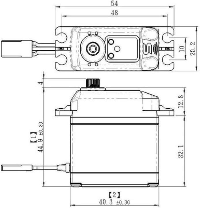 Image du produit Savöx Servo standard SB-2230SG+ 55 kg, Digital HV