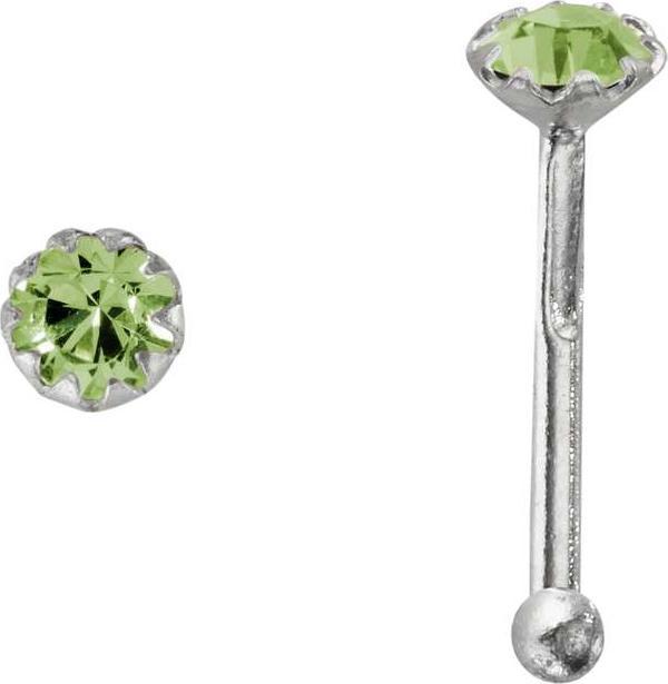 Bijouteria Nasenpiercing (Silber 925, Kristall)