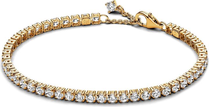 Produktbild Pandora Funkelndes Tennisarmband (18 cm, Vergoldet)