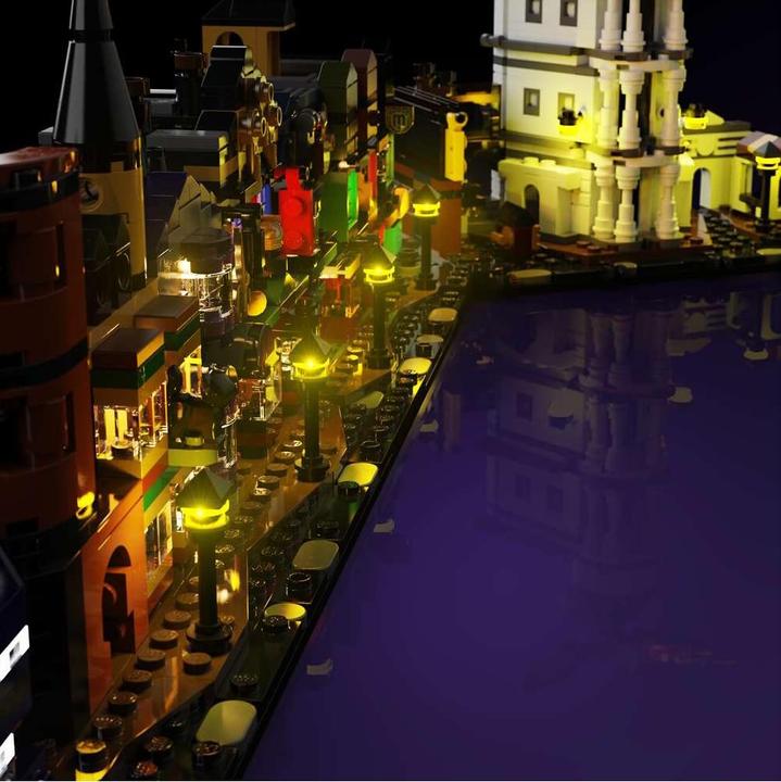 Produktbild Light my bricks LMB 2.0 LED Licht Set für LEGO® 76444 Harry Potter - Die Zauberläden der Winkelgasse