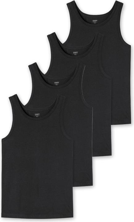 Uncover by Schiesser 4er Pack Basic Unterhemd / Tanktop (L)