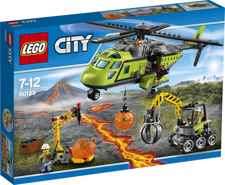 Immagine prodotto LEGO Elicottero Vulcan (60123, LEGO City)