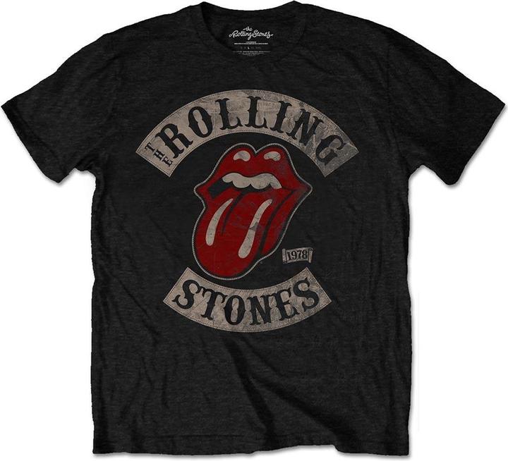 The Rolling Stones Unisex Adult Tour 1978 Cotton T-Shirt