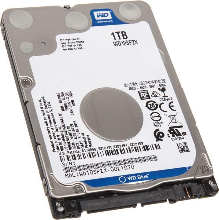 Actual product image WD Blue (1 TB, 2.5", SMR)