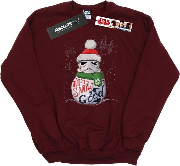 Actual product image Star Wars Womens/Ladies Stormtrooper Up To Snow Good Sweatshirt (XXL)