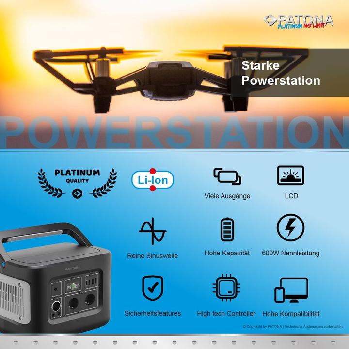 Image du produit Patona Station d'alimentation (622 Wh, 6.75 kg)