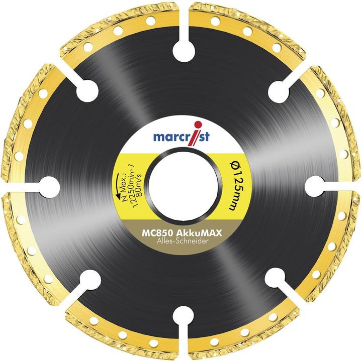 Produktbild Marcrist Diamant-Trennscheibe MC850 AkkuMax, Diamantscheibe 125mm