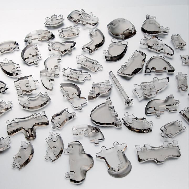 Image du produit HCM Kinzel Puzzle de cristal en 3D - Crâne (49 pièces)