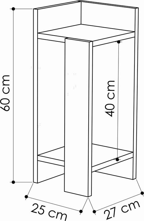 Actual product image Skye Decor Caleb (25 x 60 x 27 cm)