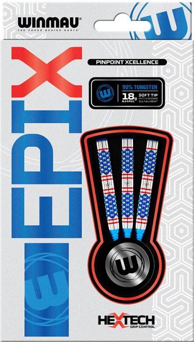 Image du produit Winmau Fléchettes souples Epix, 2486-20g (20 g)