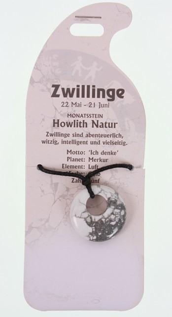 Produktbild Roost Halsband Zwilling G251 Howlith natur (Howlith Natur)