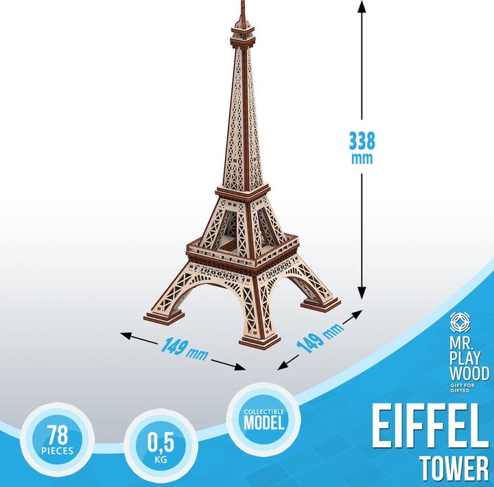 Image du produit Mr Playwood M. Playwood : Tour Eiffel