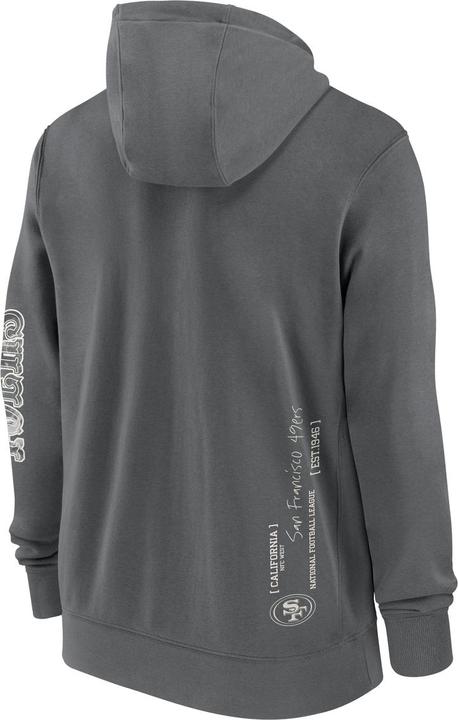 Actual product image Nike San Francisco 49ers Full-Zip Fleece Hoodie M (M)