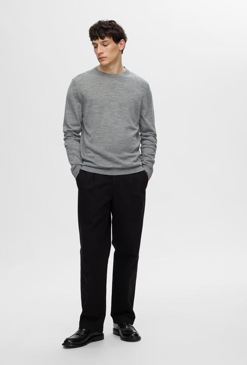 Actual product image Selected Homme Slhtray Ls Knit Merino Crew Neck Noos (M)