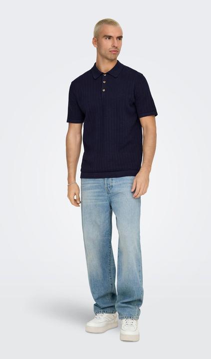 Immagine prodotto Only & Sons ONSMOON Gestricktes Polo-Hemd Polo (L)