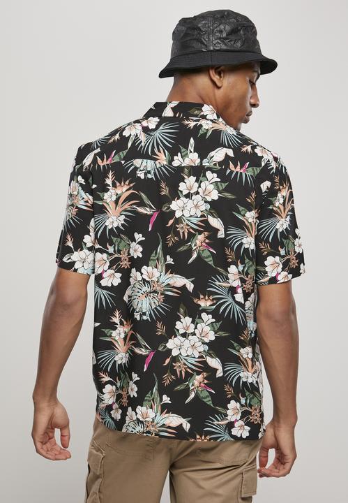 Produktbild Urban Classics Viscose AOP Resort Shirt (4XL)