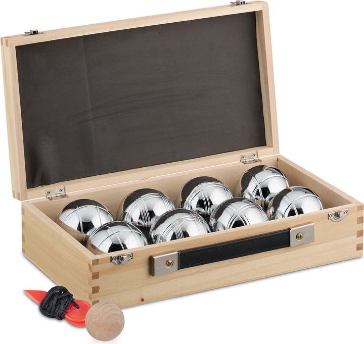 Relaxdays Boule-Kugeln (8 x)
