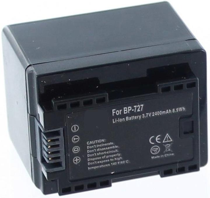 Produktbild AGI Akku kompatibel mit Canon LEGRIA HF R606 - Akku - 2.400 mAh (Akku)