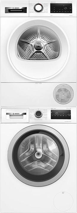 Bosch Hausgeräte WQG233D1CH & WAN28243CH Tour de lavage (8 kg, Droite)