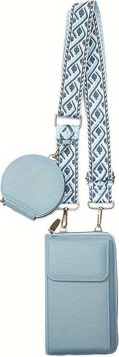 Produktbild Only-Bags.Store 2-in-1 Crossbody Umhängetasche mit Münzfach, trendige Handytasche im Casual-Stil, einfache