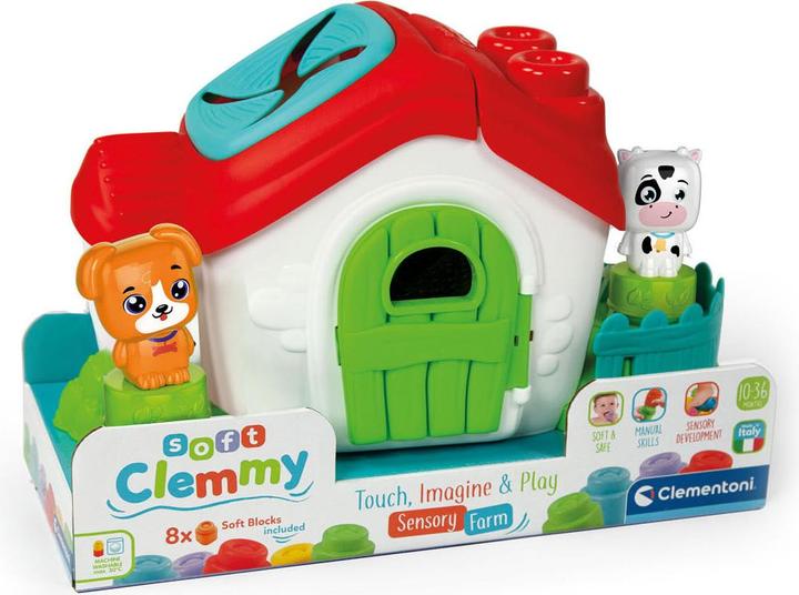Immagine prodotto Clementoni Baby Clemmy - Fattoria sensoriale con blocchi (17767)
