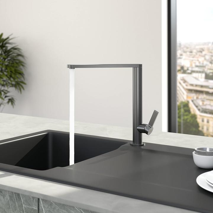 Actual product image Villeroy & Boch V&B Single-lever sink mixer FINERA anthracite