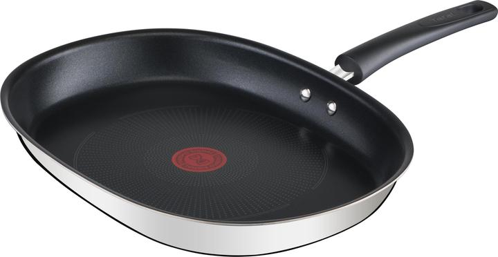 Tefal Emotion Fischpfanne Triply Oval 36x26 cm E30212 (32 cm, Pfannenset + Topfset, Aluminium, Edelstahl)
