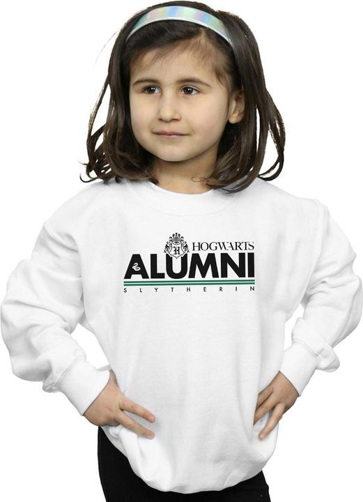 Actual product image Girls Hogwarts Alumni Slytherin Sweatshirt (128)