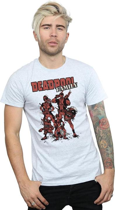 Actual product image Mens Deadpool Family Group T-Shirt (L)