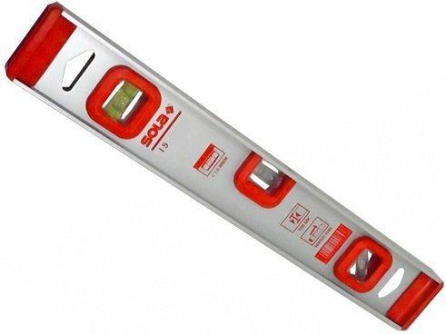 Immagine prodotto MGA Livella Sola a profilo I 3.186.940.5 cm I 5 127 cm, grigio/rosso, 50 cm