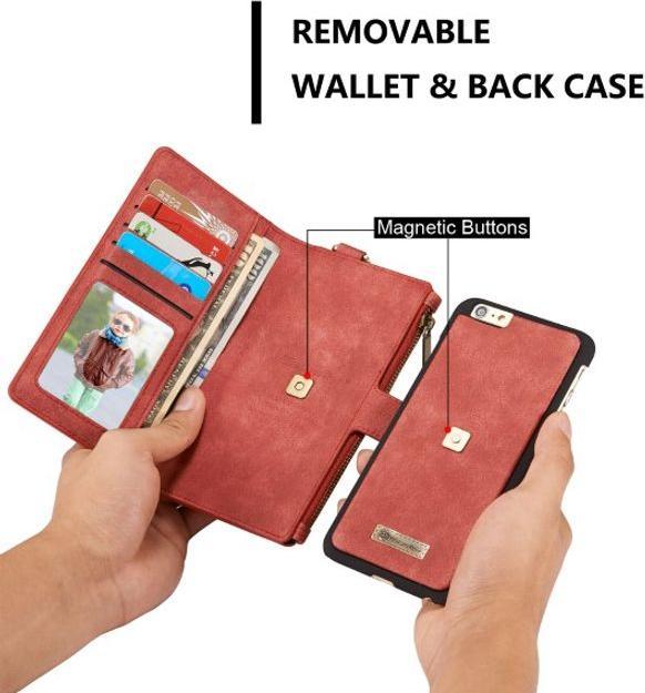 Actual product image Caseme Slim leather case with wallet (Apple iPhone 6s Plus, Apple iPhone 6 Plus)