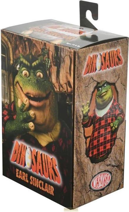 Actual product image Neca Dinosaurs Action Figure Ultimate Earl Sinclair 18 cm