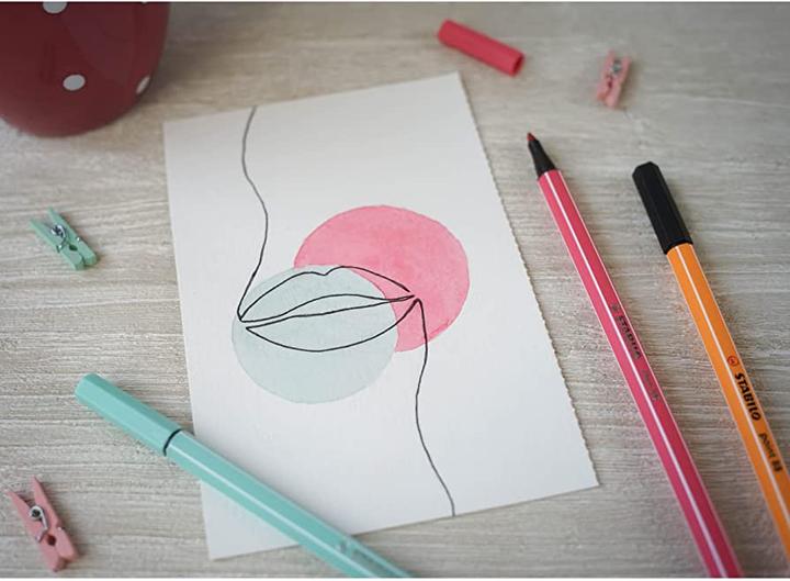 Actual product image STABILO Pen 68 (Multicoloured, 65 x)