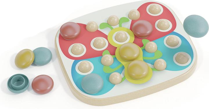 Actual product image Quercetti PlayBio Peg Mosaic FantaColor Baby (28 pcs)