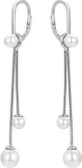 Image du produit Agato Boucles d'oreilles élégantes en argent avec perles AGUC3483P