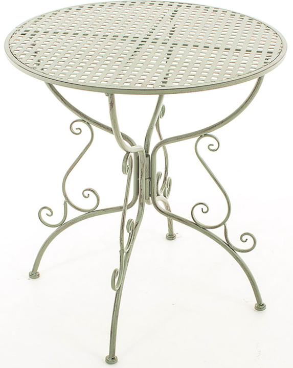 Produktbild Swisshandel24 Tisch Amanda, antik-grün (70 cm)