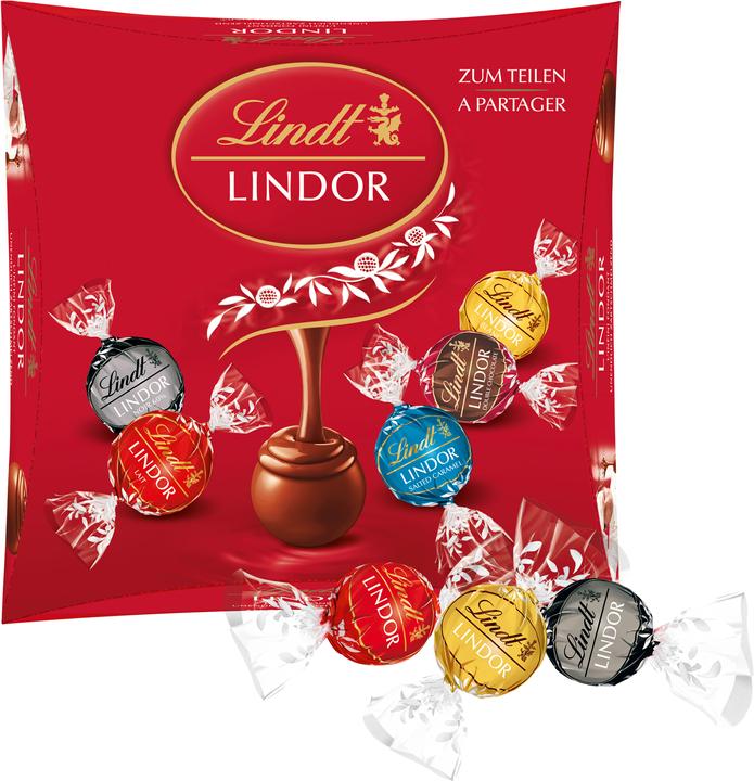 Actual product image Lindt Lindor balls sharing box (298 g)